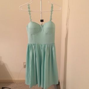 Mint garden dress